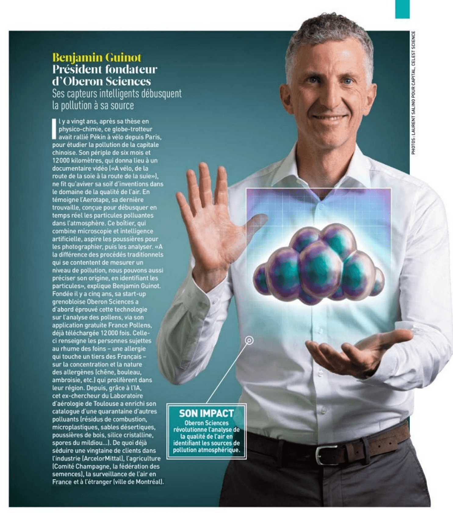 Portrait de Benjamin Guinot dans Capital